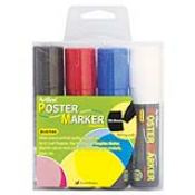 20mm Chisel 4PK Poster Markers (Primary) EPP-20