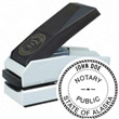 E17-AK - E17-Alaska Notary Plastic Desk Embosser
1-1/2" Diameter