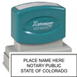 N11-CO - N11
Colorado Notary
Xstamper Pre-Inked Stamp
11/16" x 1-15/16"