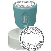 N53-Colorado Notary<br>Round Stamp<br>1-9/16" Diameter